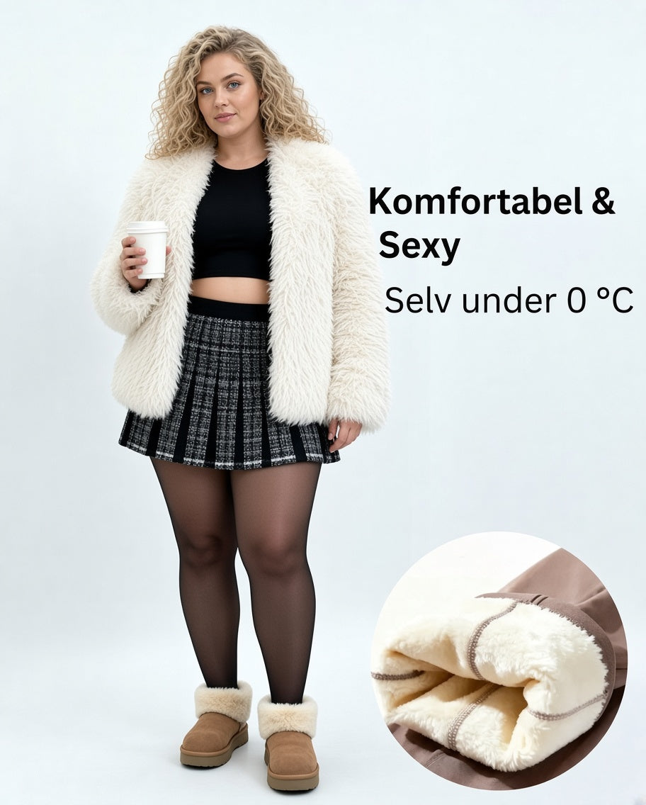 Thermotights med naken-look