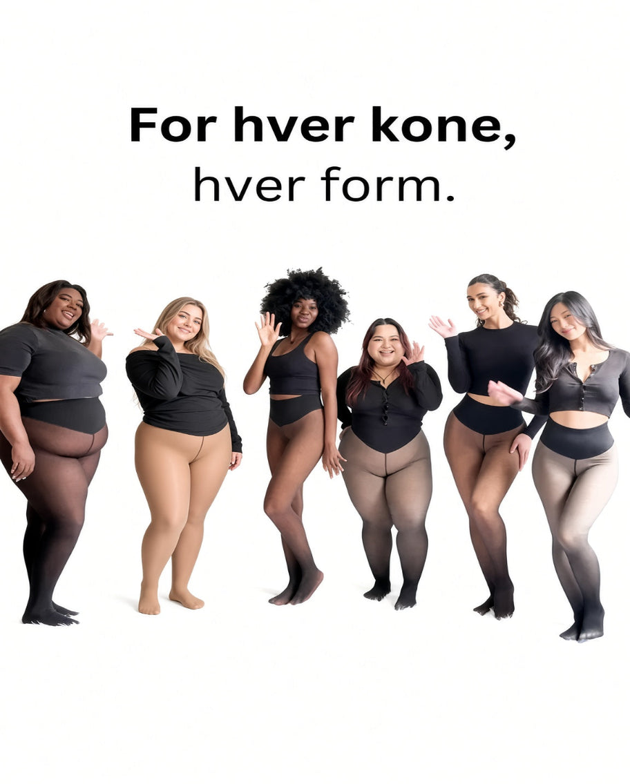 Thermotights med naken-look