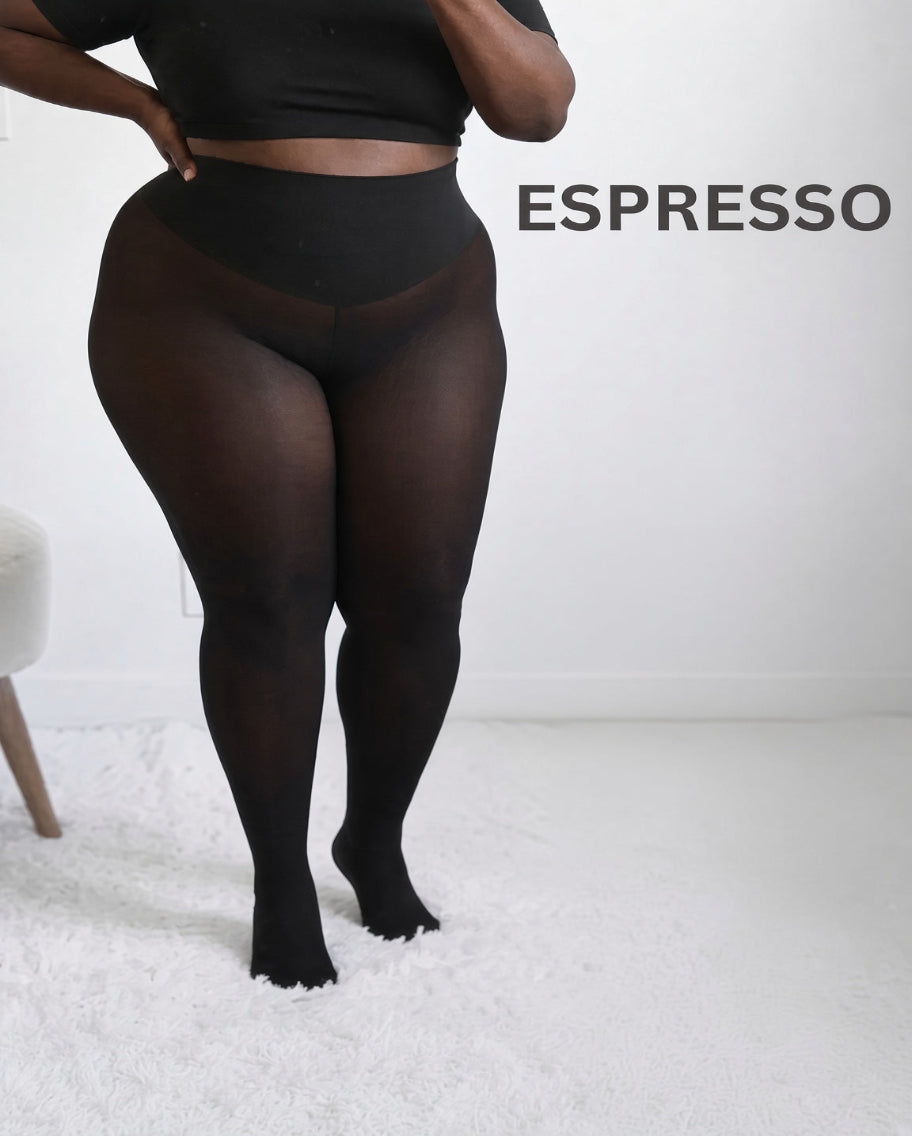 Thermotights med naken-look