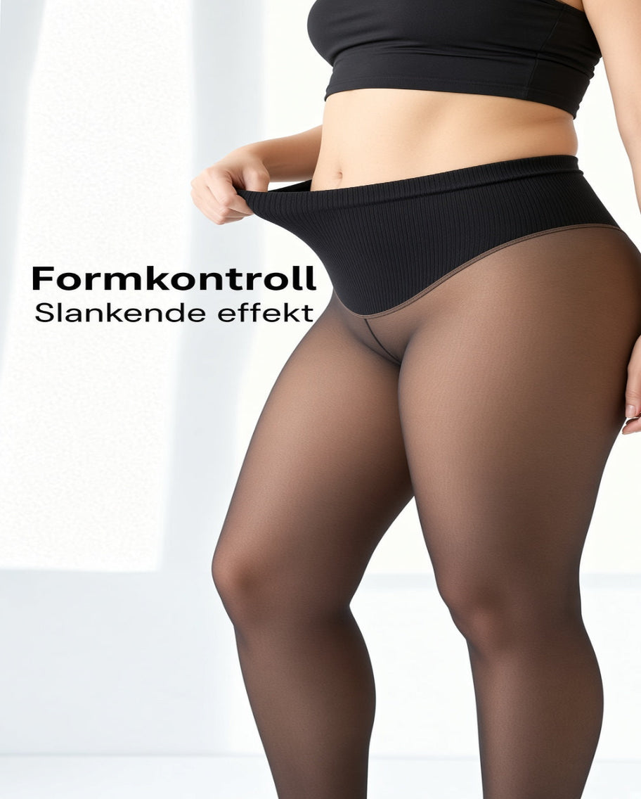 Thermotights med naken-look